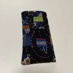 パッチワーク布製小物入れ