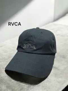 RVCA ルーカ　刺繍　黒 キャップ
