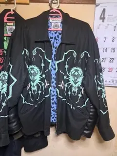 新品！定価１０万 ワコマリア×ウルフズヘッド スパイダー ベトジャン　ジャケット WOLF'S HEAD / VIETNAM JACKET (TYPE-1)【BLACK-RED】｜WACKO