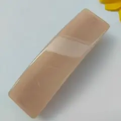 ピンク四角形バレッタ　10.2cm/2.3cm　アセテート　髪飾り　NO.39