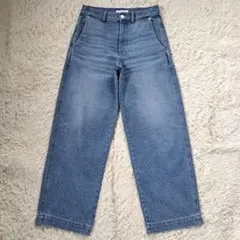 美品 24SS 定価2.6万 CALUX クロップドデニム プラージュ別注 S