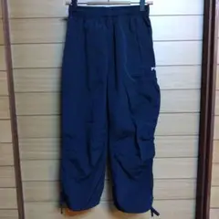 FILA 黒 パンツ サイドポケット付き