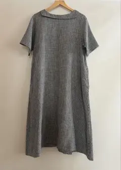 ネストローブ ギンガムチェック ワンピース