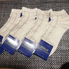 Polo Ralph Lauren ケーブル編みソックス 4足セット
