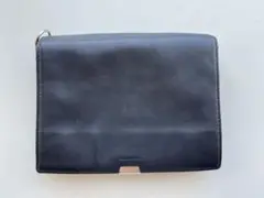 All Saints オールセインツ ブラック レザーショルダーバッグ