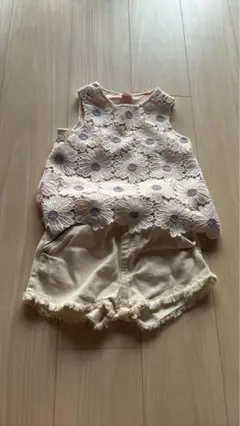 女児 100 petitmain BREEZE 上下セット