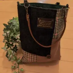 パッチワークデザイン ショルダーバッグ