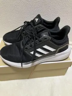 adidas ランニングシューズ ブラック/ホワイト 25cm