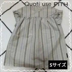 FITH クゥオティユースフィス ストライプ柄 ワンピース Sサイズ