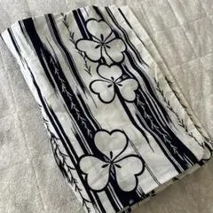 白地浴衣　紺色
