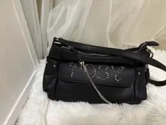 EMODA フラップロゴチャームバッグ
