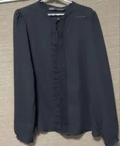 ZARA BASIC ブラック 長袖ブラウス