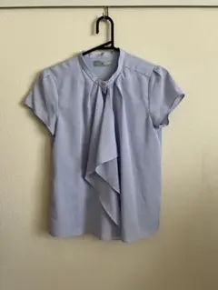 フロントラッフル 半袖シャツ