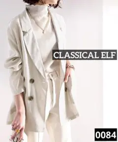 0084 CLASSICAL ELF シアー素材テーラードジャケット