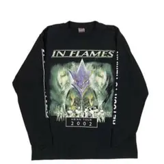 希少 IN FLAMES 2002年アジアツアー ロングスリーブTシャツ L
