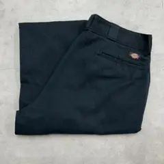 ディッキーズ　FLEX　ビッグサイズ　ワークパンツ　古着　ブラック　黒色　W38