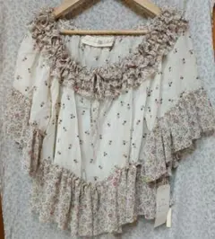 バルコニー&べット　花柄　トップス