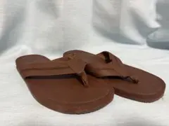 ブラウン ビーチサンダル トングストラップ