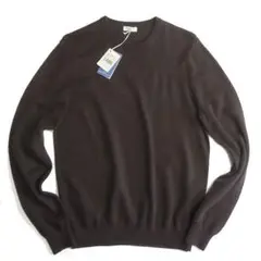 新品 MALO optimum マーロ カシ混 ウール ニット D.ブラウン L