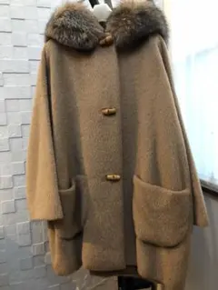 GUCCI 超美品アルパカファー付きコート