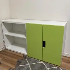 【引き取り希望】 IKEA STUVA 収納ラック2点セット(扉付き/オープン)