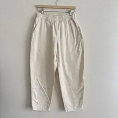 バックナンバー ワイド イージーパンツ S 綿100％ ウエストゴム 無地 だぼ