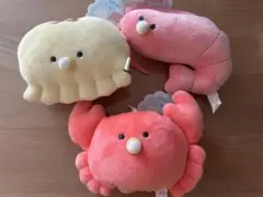 つぶらな瞳の水族館　むぎゅぬいその3 ３個セット