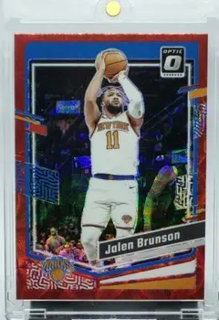 【Jalen Brunson】Red Scope Prizm Optic