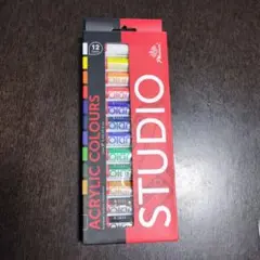 アクリル絵の具 12色セット
