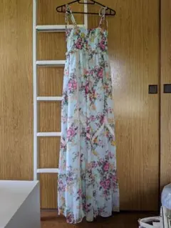 ★夏服32★　（ロングワンピース・花柄）