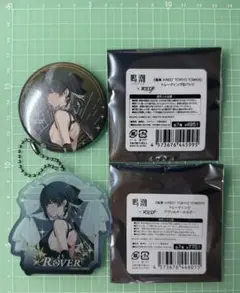 鳴潮　漂泊者　女性 アクリルキーホルダー　缶バッジセット　RED　東京タワー