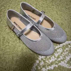 MINNETONKA メリージェーン フラットシューズ シルバー 25M01