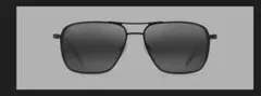 Maui Jim ブラック フレームレス サングラス