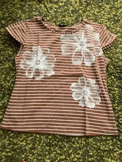 Atelier 花柄プリント 半袖Tシャツ