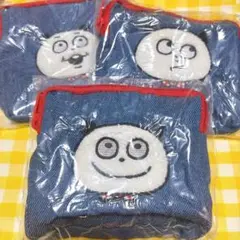 にしむらゆうじ ごきげんぱんだ ふわふわデニムポーチ ガチャ