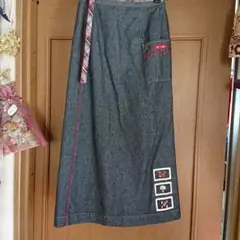 デニム巻きスカート可愛いおまけ考えてます