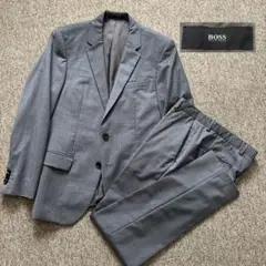 Hugo Boss ヒューゴボス 千鳥格子 グレー スーツ セットアップ