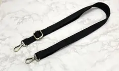 ショルダー ベルト ストラップ 帆布 単品 黒 調節 交換 替え