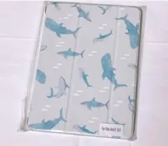 iPad ケース 青 サメ 鮫 海 くじら クジラ Air4 5 10.9インチ