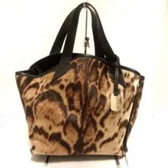 ✨美品✨ サリー FURLA レザーxハラコ ハンドバッグ