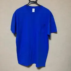 新品 GILDAN ギルダン 半袖Tシャツ ポケット付き ロイヤルブルー 青 M