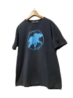 正規品 ハンティングワールド デカロゴTシャツ USED MEN'S-L