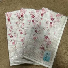 桜柄 ハンカチ 3枚セット