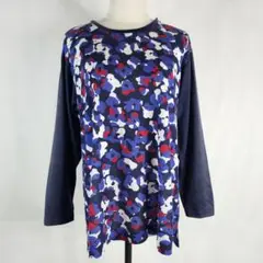Fitme Moi フィットミーモア 総柄ボディカットソー　チュニック LL