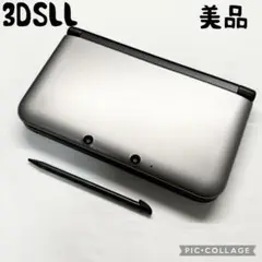 【美品☆】ニンテンドー 3DSLL シルバーブラック タッチペン 動作確認済み