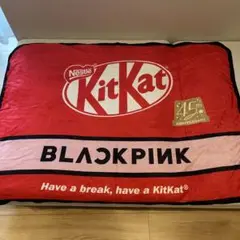 KitKat BlackPink 45周年記念フリースブランケット