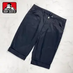 BEN DAVIS ロールアップショートパンツ 黒 サイズ30*ED1122
