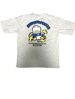 あひるのペックル Tシャツ Lサイズ 刺繍 バクプリ