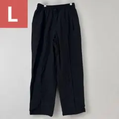 ファミマ コンビニエンスウェア ジョガーパンツ ブラック Lサイズ