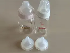 Pigeon 哺乳瓶 （母乳相談室/スリムタイプ）　母乳実感乳首SS 2個